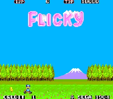 Flicky (128k Ver.) screen shot title